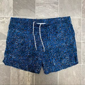 Men’s vintage 90s bugle boy nylon swim trunks